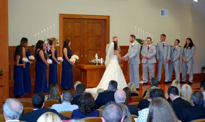 Wedding view at Campana Chapel