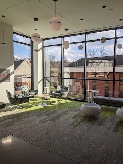 Lobby area on the second floor