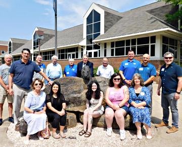 PGAA members pose for a group photo.